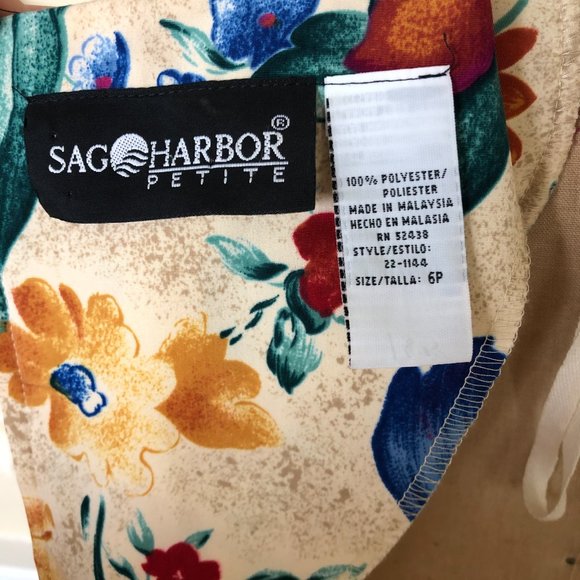 SOLD Vintage 90s Y2k Floral Short Sleeve Mini - Picture 5 of 7